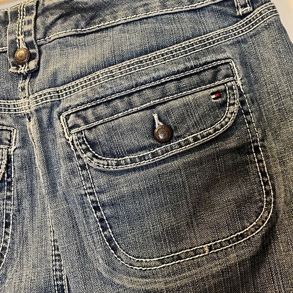 Tommy Hilfiger Denim Skirt Vintage Blue Jean Mini skirt Women’s 4 - Picture 3 of 8